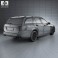Mercedes-Benz E-class 63 AMG estate 2010 3d model