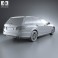 Mercedes-Benz E-class 63 AMG estate 2010 3d model