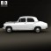 Mercedes-Benz Ponton 180 W120 1953 3d model