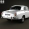 Mercedes-Benz Ponton 180 W120 1953 3d model
