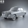 Mercedes-Benz Ponton 180 W120 1953 3d model