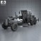 Mitsubishi MG430 E Grader 1992 3d model