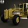 Mitsubishi MG430 E Grader 1992 3d model
