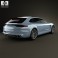 Porsche Panamera Sport Turismo 2012 3d model