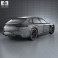 Porsche Panamera Sport Turismo 2012 3d model