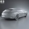 Porsche Panamera Sport Turismo 2012 3d model