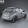 Renault Zoe 2013 3d model