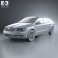 Skoda Superb Combi 2014 3d model