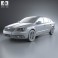 Skoda Superb 2014 3d model