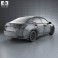 Toyota Corolla sedan 2014 3d model