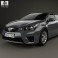Toyota Corolla sedan 2014 3d model
