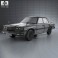 Toyota Crown sedan 1979 3d model