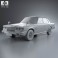 Toyota Crown sedan 1979 3d model