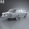 Toyota Crown sedan 1979 3d model