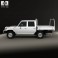 Toyota Land Cruiser (J70) Double Cab Pickup 2012 3d model