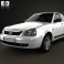 Lada Priora 2170 sedan 2012 3d model
