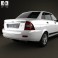 Lada Priora 2170 sedan 2012 3d model