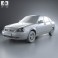 Lada Priora 2172 hatchback 2012 3d model