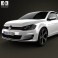 Volkswagen Golf 3-door GTI 2014 3d model