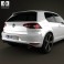 Volkswagen Golf 3-door GTI 2014 3d model