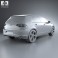 Volkswagen Golf 5-door GTI 2014 3d model