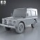 Fiat Campagnola Station Wagon 1987 3d model