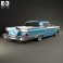 Ford Fairlane 500 Galaxie Skyliner 1959 3d model