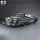 Ford Fairlane 500 Galaxie Skyliner 1959 3d model