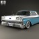 Ford Fairlane 500 Galaxie Skyliner 1959 3d model