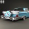 Ford Fairlane 500 Galaxie Skyliner 1959 3d model