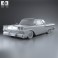 Ford Fairlane 500 Galaxie Skyliner 1959 3d model