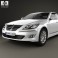 Hyundai Genesis (Rohens) sedan 2012 3d model