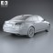 Hyundai Genesis (Rohens) sedan 2012 3d model