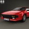 Lamborghini Jalpa P350 1984 3d model