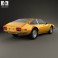 Lamborghini Jarama 400 GTS 1976 3d model