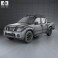 Nissan Navara (D40) Double Cab 2010 3d model