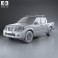 Nissan Navara (D40) Double Cab 2010 3d model