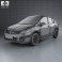 Nissan Tiida (C11) hatchback 2012 3d model
