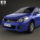 Nissan Tiida (C11) hatchback 2012 3d model