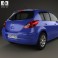 Nissan Tiida (C11) hatchback 2012 3d model