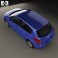 Nissan Tiida (C11) hatchback 2012 3d model
