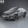 Nissan Tiida (C11) sedan 2012 3d model
