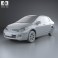 Nissan Tiida (C11) sedan 2012 3d model