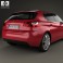 Peugeot 308 2014 3d model