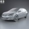 Peugeot 308 2014 3d model