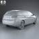 Peugeot 308 2014 3d model