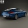 Porsche Panamera 4S 2014 3d model