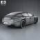 Porsche Panamera 4S 2014 3d model