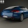 Porsche Panamera 4S 2014 3d model