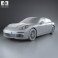 Porsche Panamera 4 2014 3d model